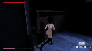 Roshutsu &lbrack;SFM Hentai game&rsqb; Ep&period;1 exhibitionist japanese girl scant in the public street