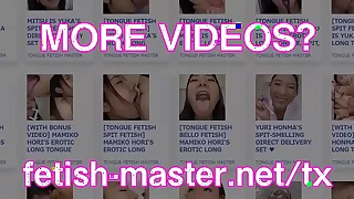 Japanese Asian Tongue Spit Characteristic Nose Seal the doom Sucking Kissing Handjob talisman - Nigh convenient fetish-master&period;net
