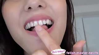 Japanese Asian Tongue Spit Circumstance Eau-de-Cologne Licking Sucking Kissing Handjob Fetish - More on tap fetish-master&period;net